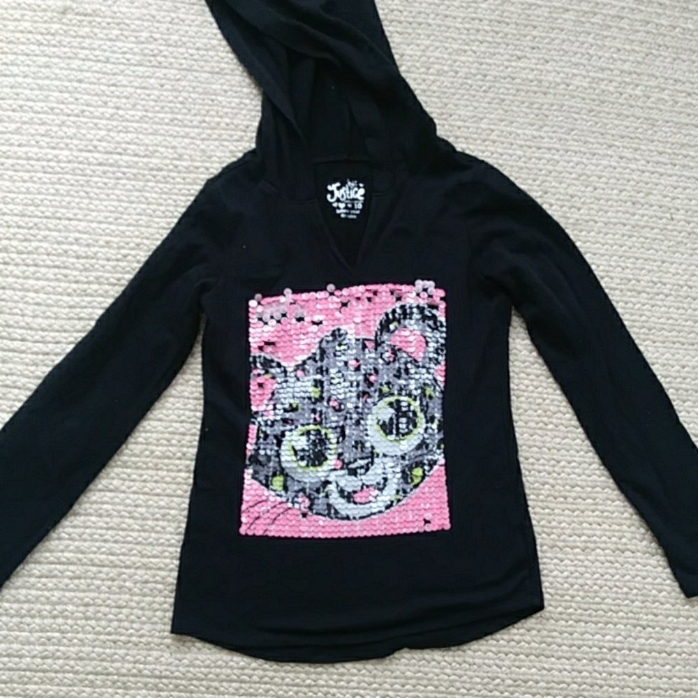 Girls black hoodie